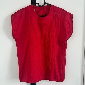 🎉2 for $15🎉 Vintage Oversized Short-sleeve Blouse